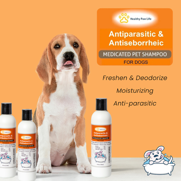 Sulfur Salicylic Acid Oatmeal Dog Shampoo-4