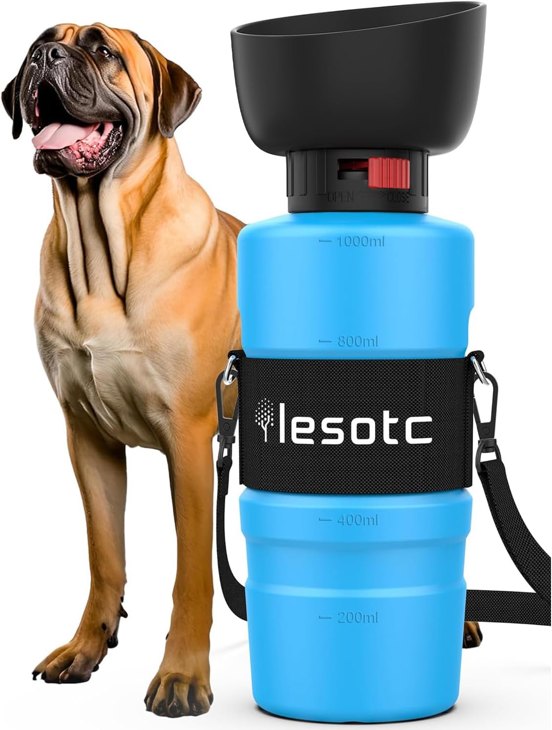 34oz Portable Dog  Water Bottle Dispenser-3.5Gen-0