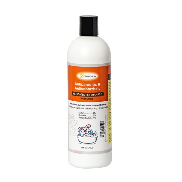 Sulfur Salicylic Acid Oatmeal Dog Shampoo-5