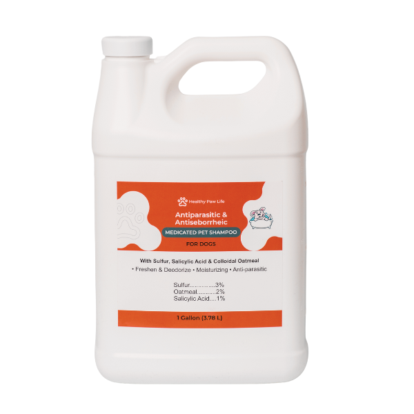 Sulfur Salicylic Acid Oatmeal Dog Shampoo-6