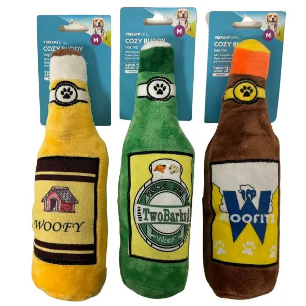 Vibrant Life Pet Toys - the Bottle Series - Squeaker-0